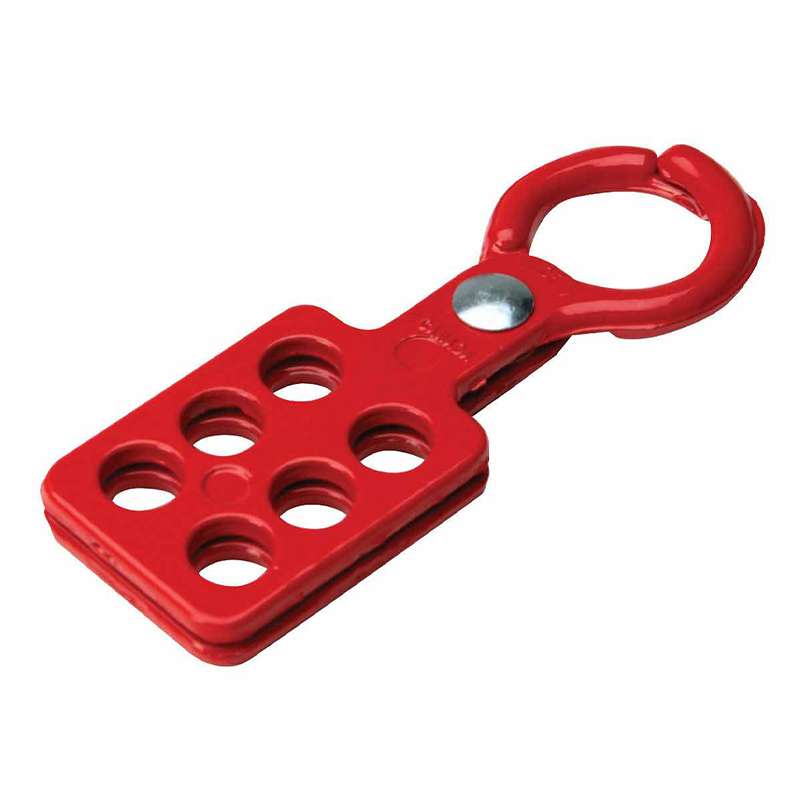 1" Diameter Aluminum Hasps, Red, 4.311 X 1.516 X .268 in